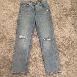 High Rise Denim Forum Aritzia Jeans